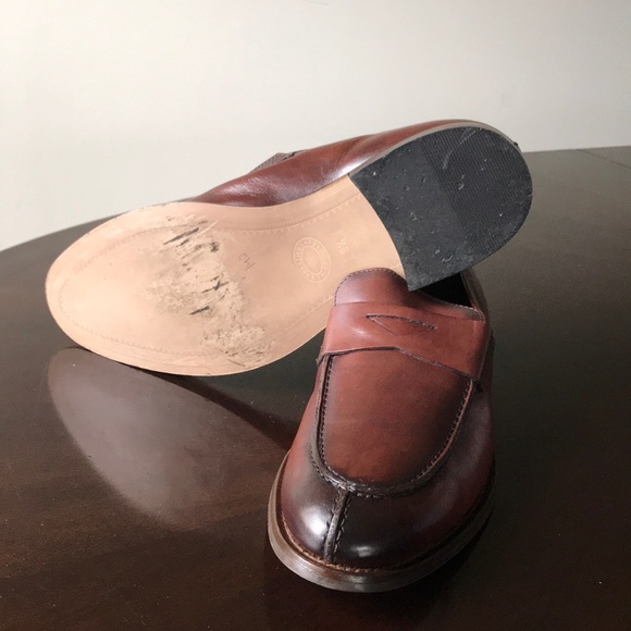 Tasso Elba Brown Men’s Size 9.5M Slip On Loafers - Picture 7 of 8